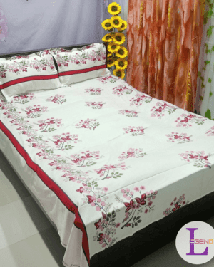 Bedsheet টুয়েল কটন বেডশীট
